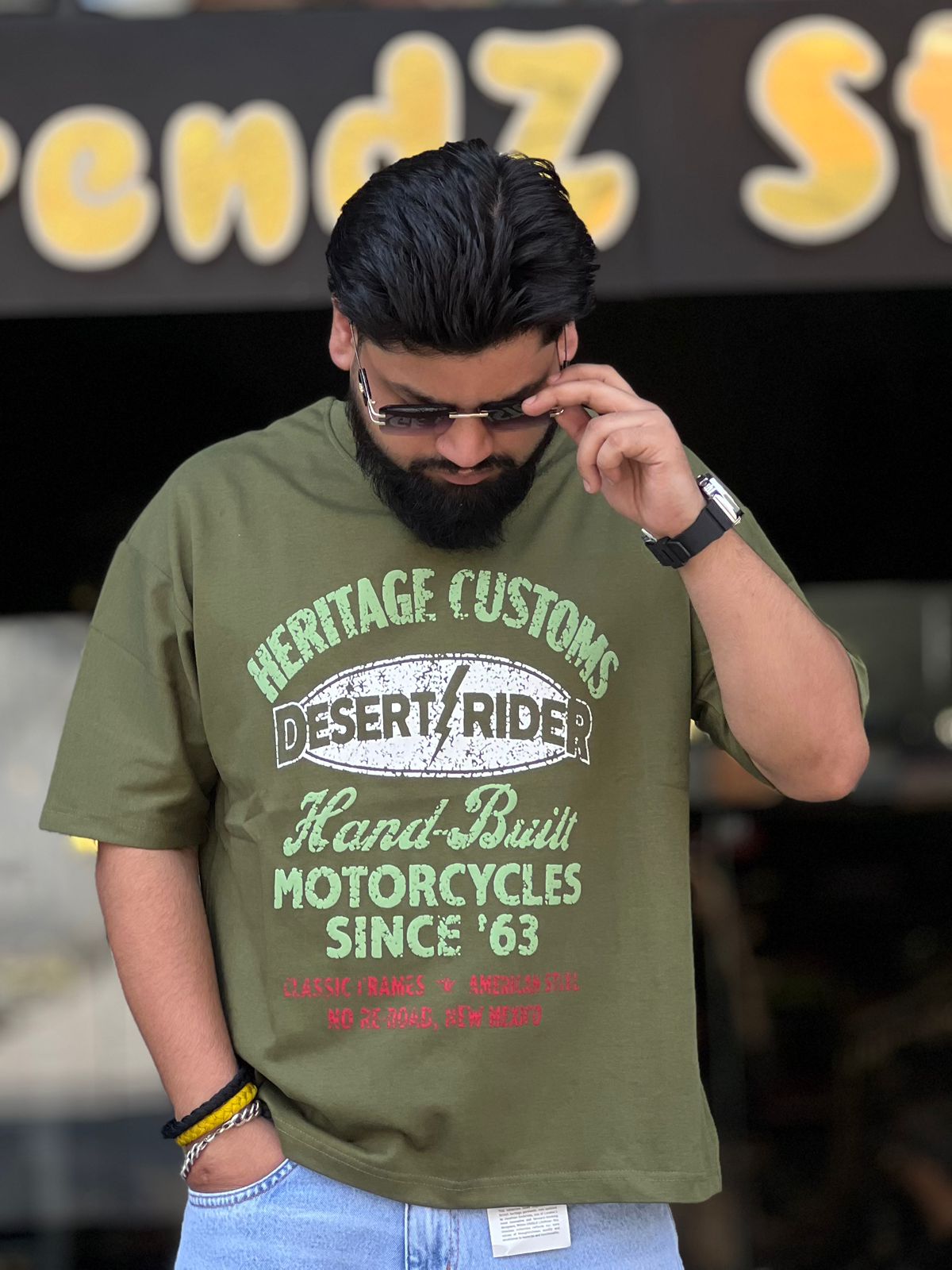 Heavyweight Boxy Fit Drop-Shoulder Graphic T-Shirt