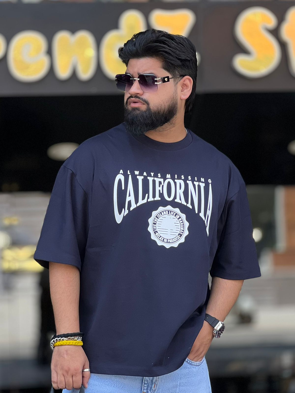 Heavyweight Boxy Fit Drop-Shoulder Graphic T-Shirt