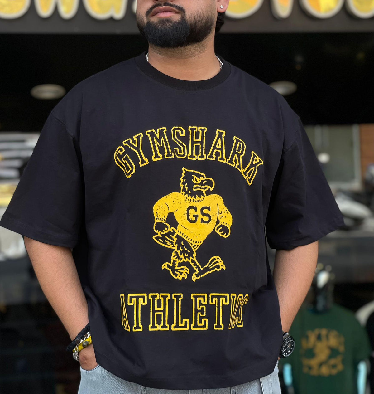 Heavyweight Boxy Fit Athletic Graphic T-Shirt.