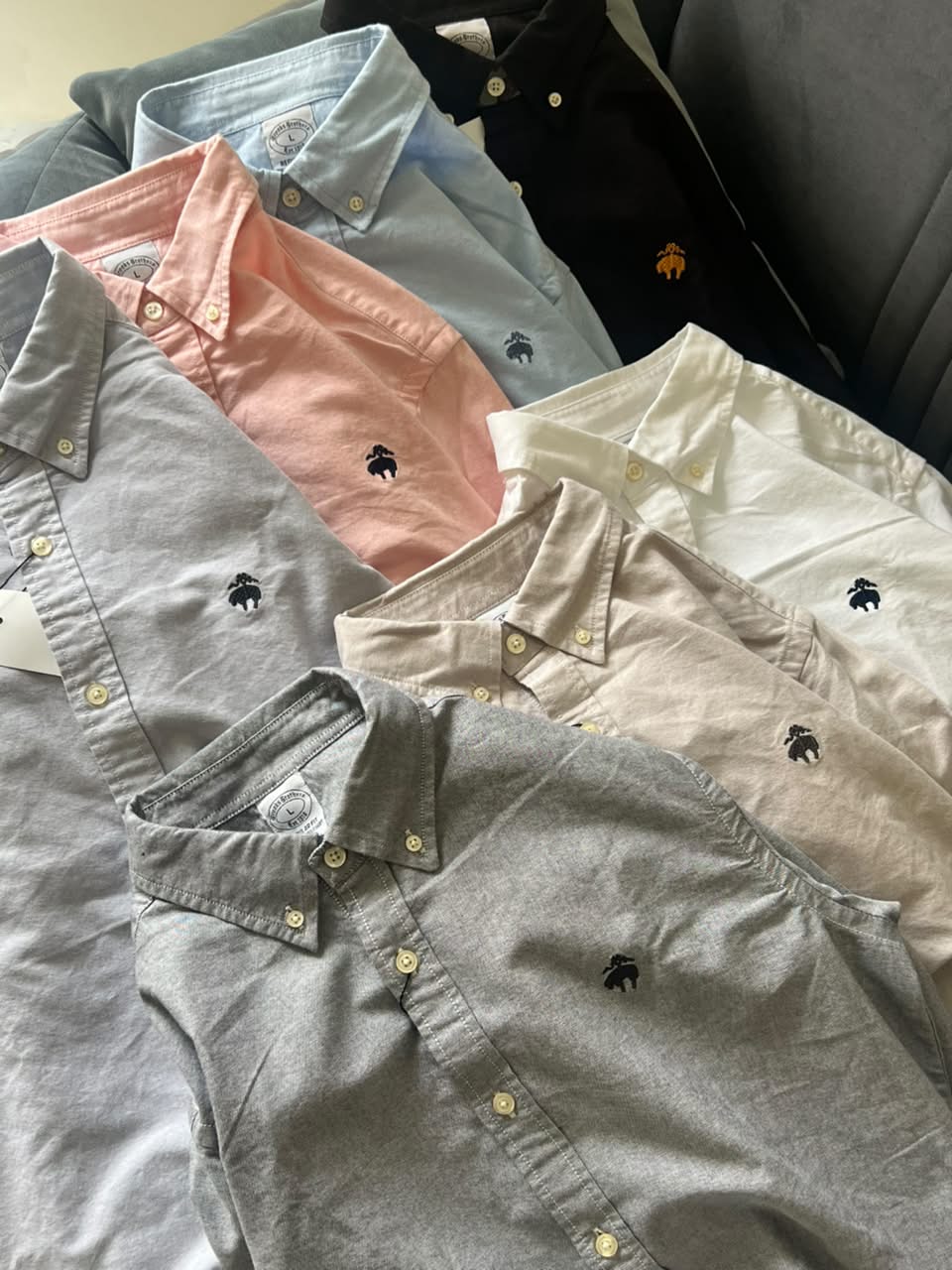 Classic Oxford Cotton Button-Down Long Sleeve Shirt