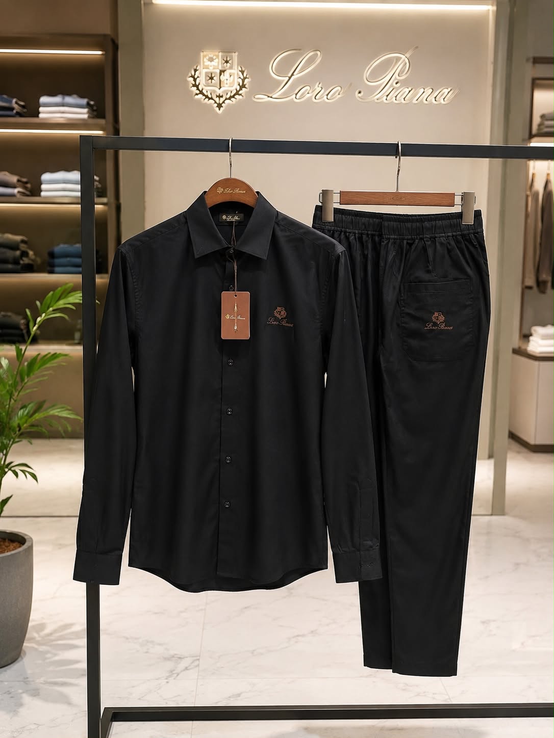Luxury Pure Linen 2-Piece Shirt & Trousers Co-ord Set