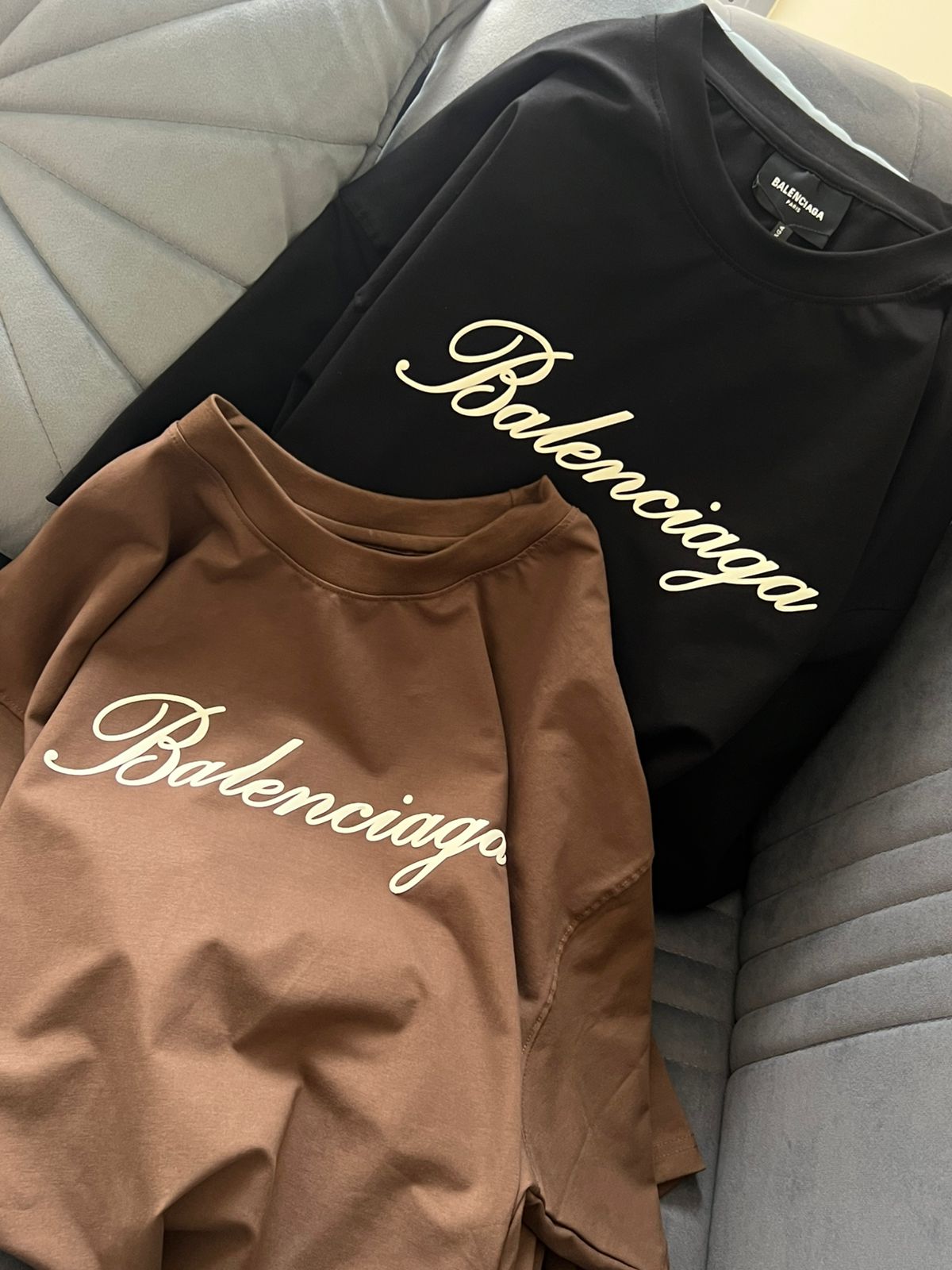 Plus Size Cursive Script Typography T-Shirt